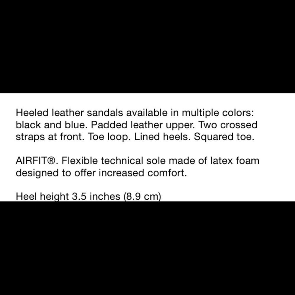 NWT Zara padded heel leather sandals - Picture 16 of 16